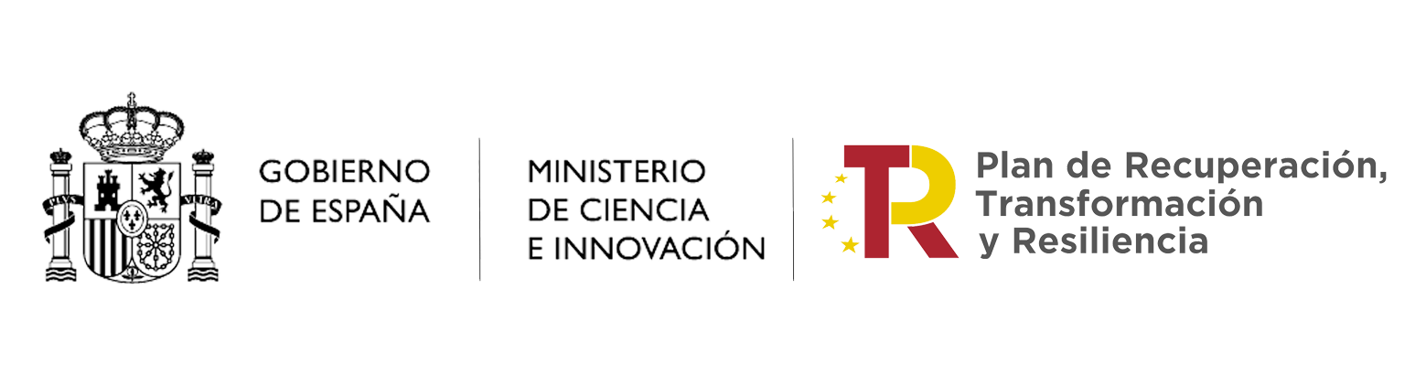 Gobierno de España, Ministerio de Ciencia e Innovación · Plan de Recuperación Transformación y Resilencia
